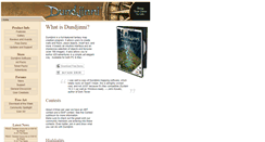 Desktop Screenshot of dungenie.com
